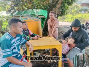 Monitoring Wilayah Babinsa di Desa Wolomage: Tingkatkan Kesiapsiagaan dan Keamanan Warga