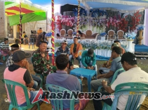 Komunikasi Sosial Babinsa Monta Berjalan Lancar Demi Ketentraman Warga