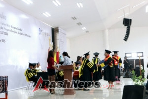 PJs Pasi Intel Kodim 1601/Sumba Timur Hadiri Wisuda Sarjana Unkriswina Sumba Angkatan IX