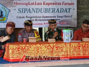 Sinergi TNI-Polri Perkuat Keamanan Berbasis Adat di Desa Candikusuma, Jembrana