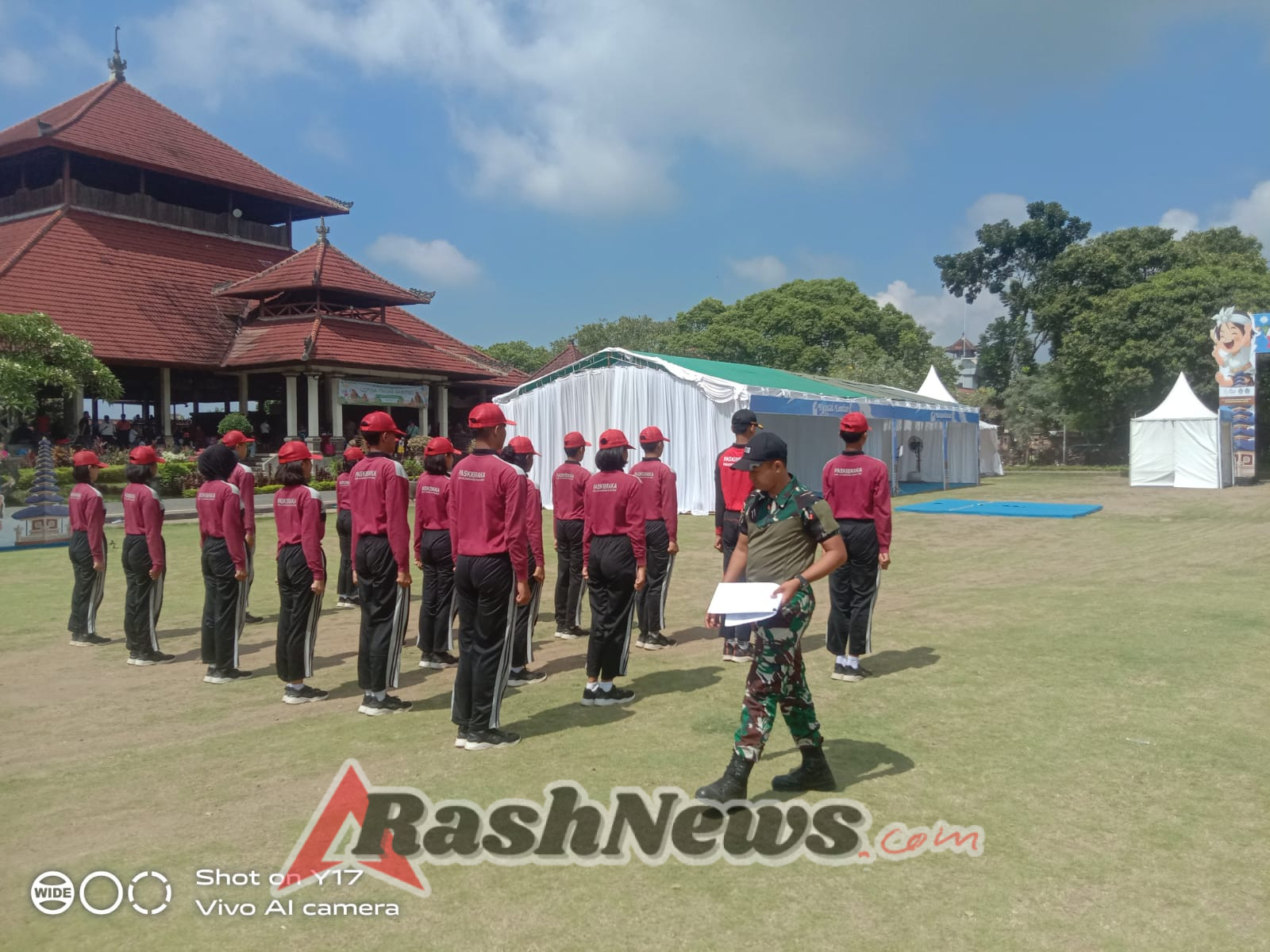 Mantapkan Kemampuan, Kodim Klungkung Gembleng PPI Serah Terima Pataka Panji- Panji dan Surat Sakti I Gusti Ngurah Rai