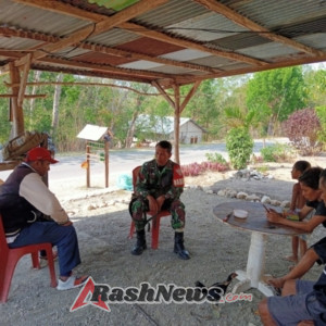 Turun ke Lapangan, Babinsa Hendra Andriansyah Pantau Wilayah dan Dorong Kesadaran Lingkungan