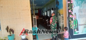 Babinsa Rote Barat Laut Jaga Ketenangan Jemaat di Gereja Efata Lekioen