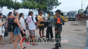 TNI Hadirkan Rasa Aman Dan Nyaman, Koramil Nusa Penida Gencarkan Patroli