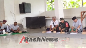 Hadiri Paruman, Babinsa Koramil Klungkung Tegaskan Siap Sukseskan Pujawali Pemacekan Agung Di Pura Dasar Bhuana Gelgel