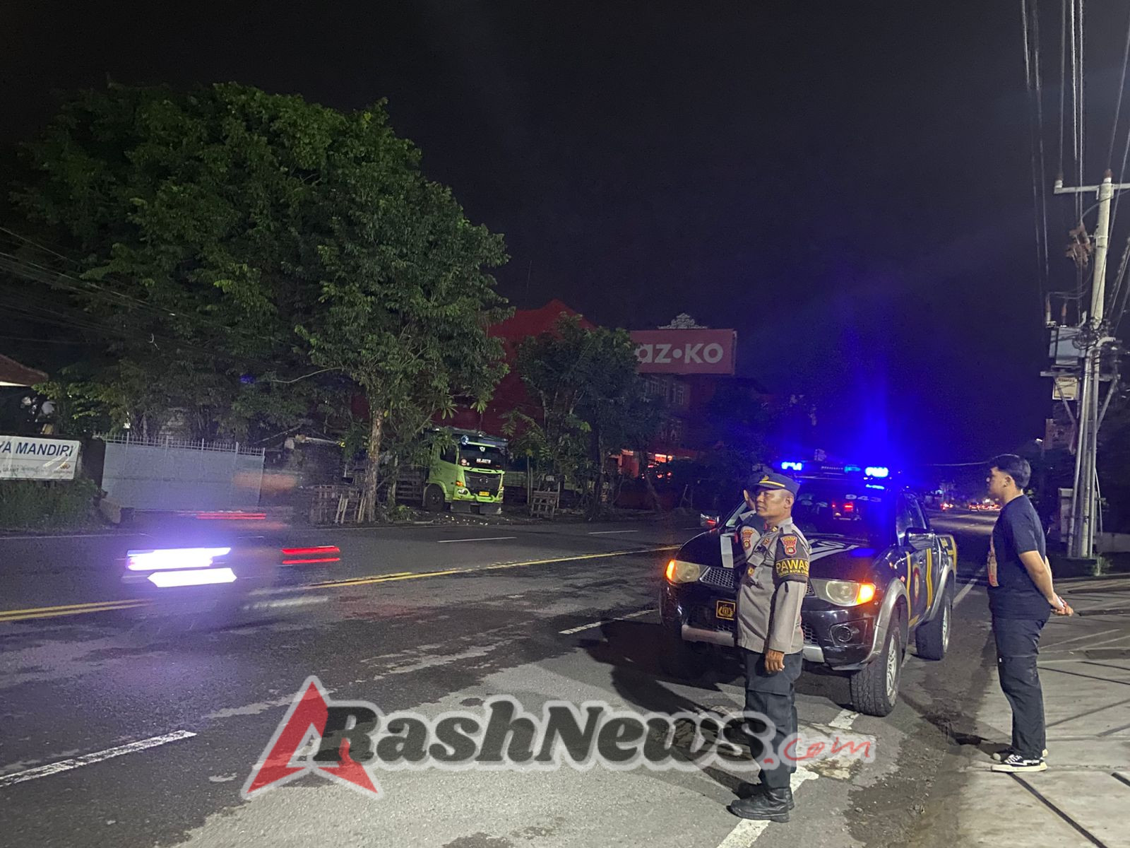 Gencarkan Patroli  Polsek Kuta Utara Cegah  Balapan Liar Yang  Resahkan Warga