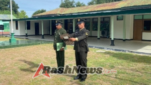 Prajurit Kodim 1603/Sikka Refleksikan Nilai Kejuangan Pahlawan Lewat Upacara Peringatan ke-80 Tahun 2025