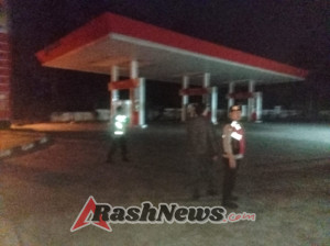 Kanit Intel Polsek Bebandem Pimpin Patroli Blue Light Patrol