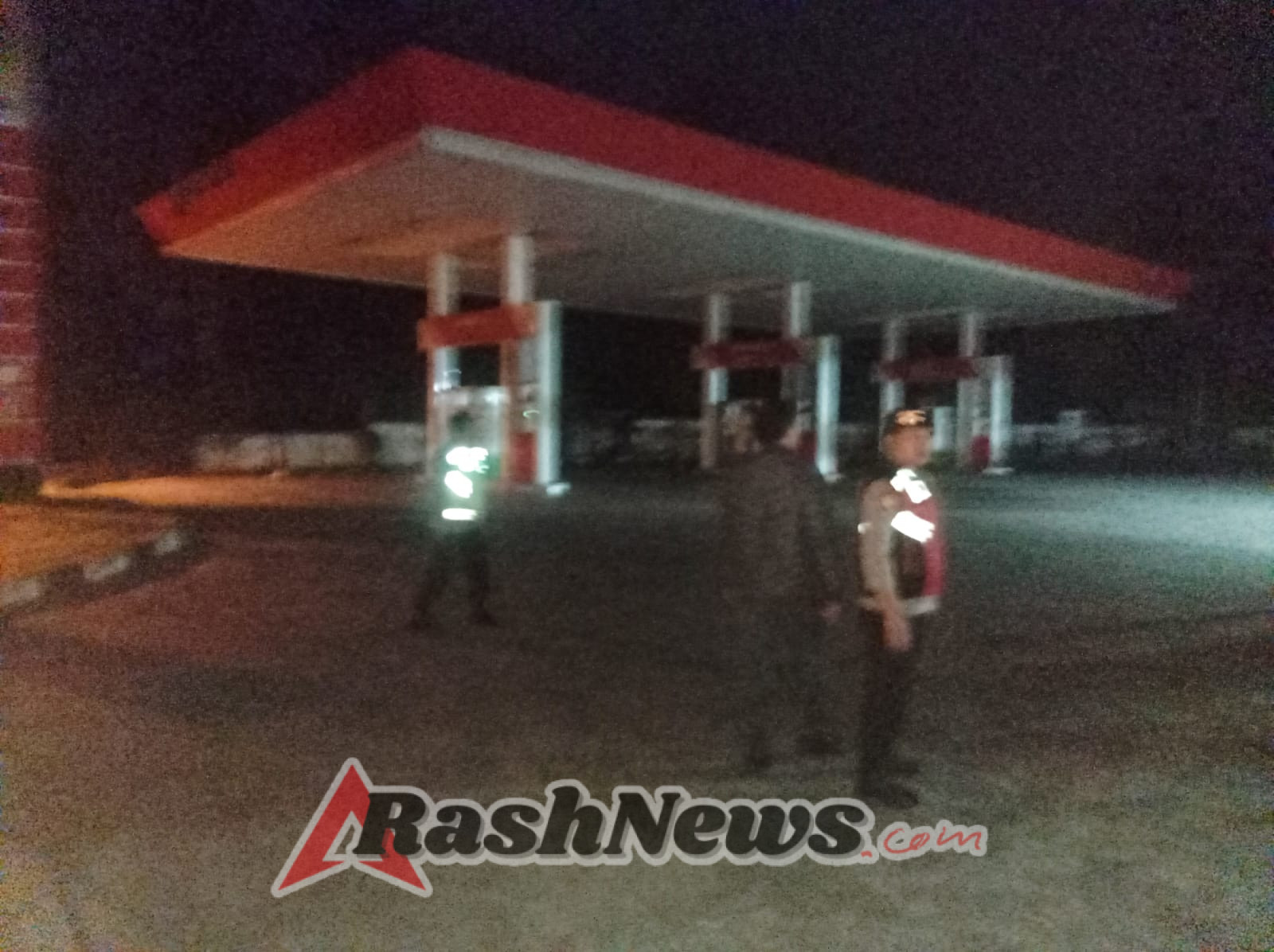 Kanit Intel Polsek Bebandem Pimpin Patroli Blue Light Patrol