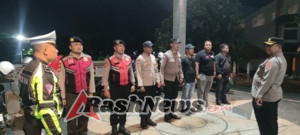 Polsek Mengwi Amankan Jalannya Final Turnamen Bola Voli Mangupura Cup 2025