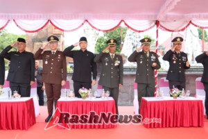 Kapolres Gianyar Hadiri Upacara Peringatan Hari Pahlawan di Alun Alun Kota Gianyar