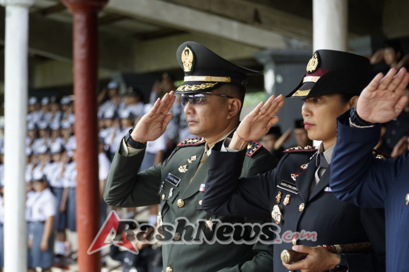 Dandim 1617/Jembrana Hadiri Upacara Hari Pahlawan ke-80, Kobarkan Semangat Nasionalisme di Stadion Pecangakan
