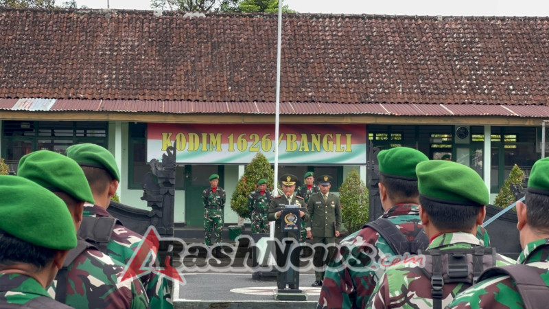 Momentum Hari Pahlawan ke-80, Kodim 1626/Bangli Tingkatkan Semangat Nasionalisme Prajurit dan ASN