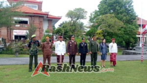 Momentum Hari Pahlawan Ke-80, Kasdim 1626/Bangli Turut Serta dalam Upacara dan Ziarah di Bangli
