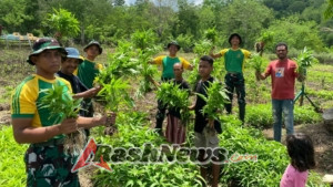Sinergi Pos Dafala dan Masyarakat Perkuat Ketahanan Pangan di Wilayah Perbatasan