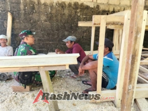 Pendekatan Humanis Melalui Komsos, Babinsa Bunga Mekar Serap Informasi  Dan Aspirasi warga Binaan