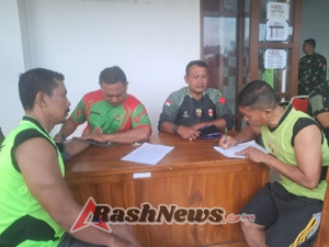 Penuh semangat, Prajurit dam PNS Kodim 1623/Karangasem melaksanakan Kesemaptaan jasmani Periodik semester II TA 2025