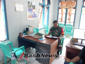 Kegiatan Pul Data TNI-AD di Desa Mausambi Dorong Kesadaran Warga Jaga Kebersihan dan Keamanan