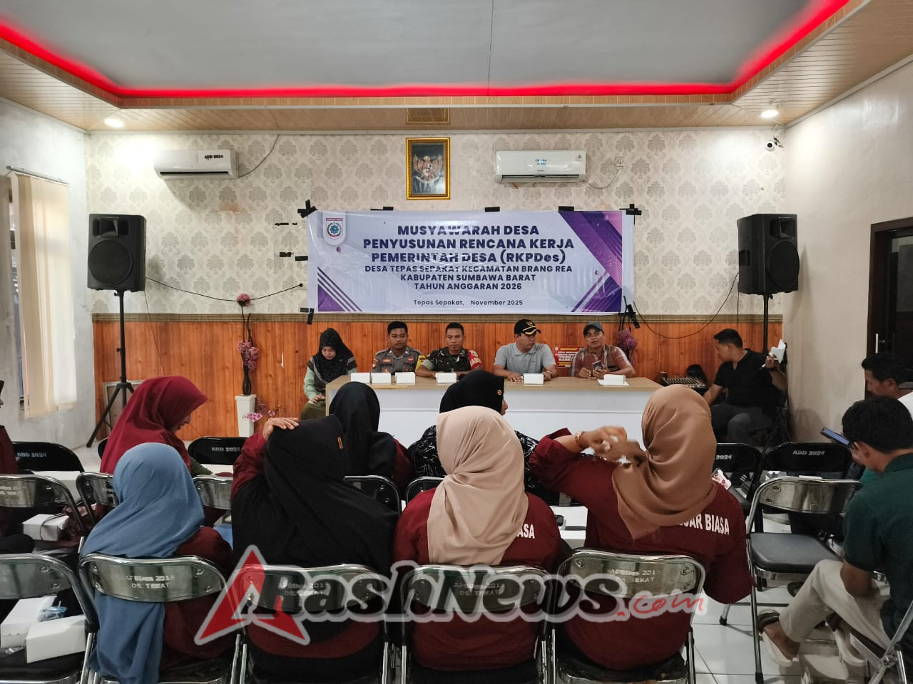 Serda Sulaiman Dorong Transparansi Pembangunan Melalui Musdes RKPDes Desa Tepas Sepakat