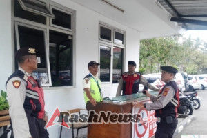 Polsek Mengwi Patroli dialogis sambangi Gudang Indomarko, Pastikan keamanan tetap terjaga