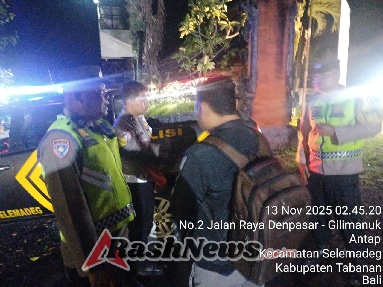 Polsek Selemadeg Respons Cepat Panggilan Darurat 110, Tali Gas Motor Putus di Soka