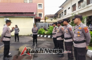 Kasat Binmas Polres Karangasem Pimpin Apel Fungsi sebagai bentuk evaluasi kinerja anggota