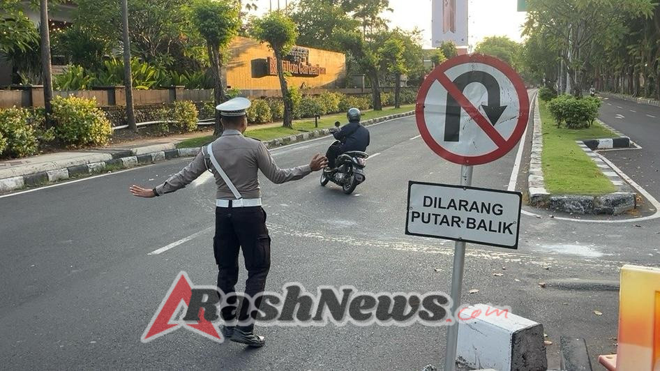 Polres Bandara Ngurah Rai Perkuat Lalu Lintas Pagi, Antisipasi Lonjakan Kendaraan di Kawasan Bandara