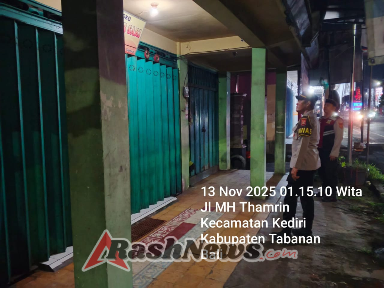 Polsek Kediri Gencarkan Pelaksanaan Patroli Barcode Malam Hari