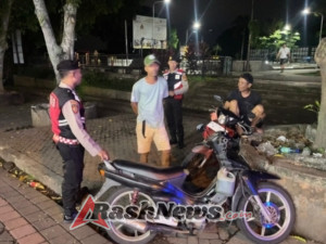 Sat Samapta Polres Klungkung Gelar Patroli Malam Cegah Gangguan Kamtibmas dan Aksi Balap Liar.