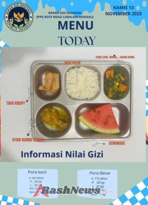 Sertu Nelson Sine Kawal Program Makan Bergizi Gratis di 17 Sekolah dan 1 Posyandu