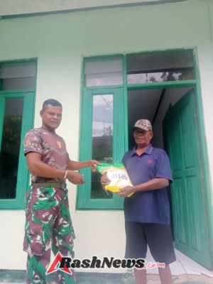 Babinsa Batutua Dukung Gerakan Pangan Murah, Jaga Stok dan Stabilitas Harga Beras