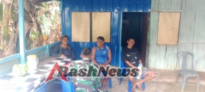 Kodim 1602/Ende Pastikan Wilayah Aman, Babinsa Laksanakan Komsos dan Pamwil di Hobatuwa