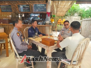 Kapolsek Kediri Melaksanakan Sambang dan Silaturahmi Kamtibmas di Bali Beach Glamping