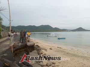 Respons Cepat Babinsa dan Pemerintah Desa Atasi Kerusakan Tanggul di Labuhan Kertasari