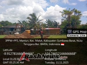 Wujudkan Fasilitas Kewilayahan, Pembangunan KDKMP di Sumbawa Barat Resmi Dimulai