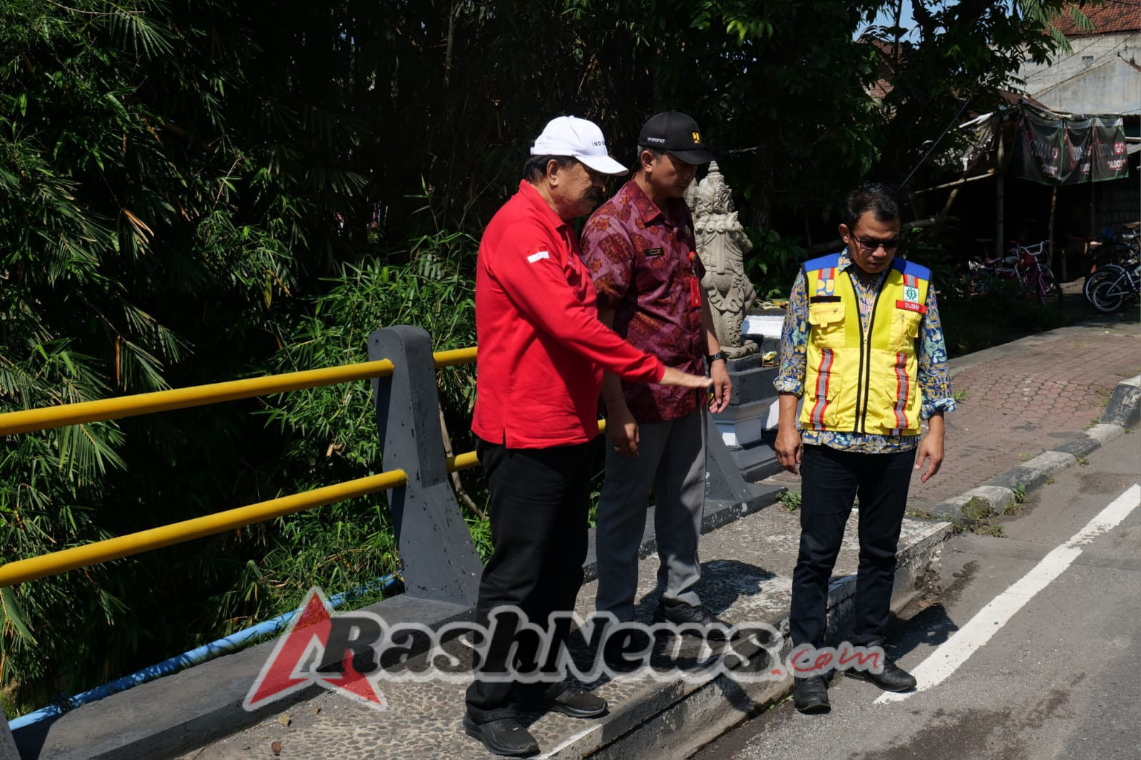 Respons Cepat Pemkab Tabanan, Wabup Dirga Turun Langsung Pastikan Keamanan Infrastruktur di Kediri