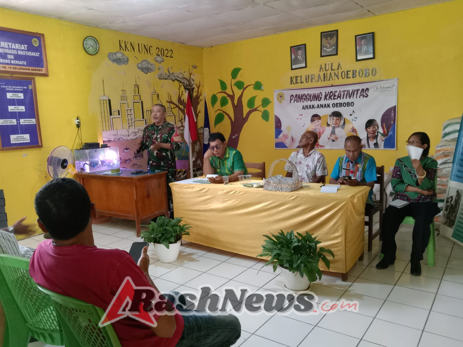 Babinsa dan Warga Oebobo Sepakati Langkah Nyata Pembangunan