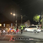 Pengaturan Lalu Lintas di Simpang Tiying Tutul Pererenan, Polsek Mengwi Ciptakan Rasa Aman Kepada Pengendara