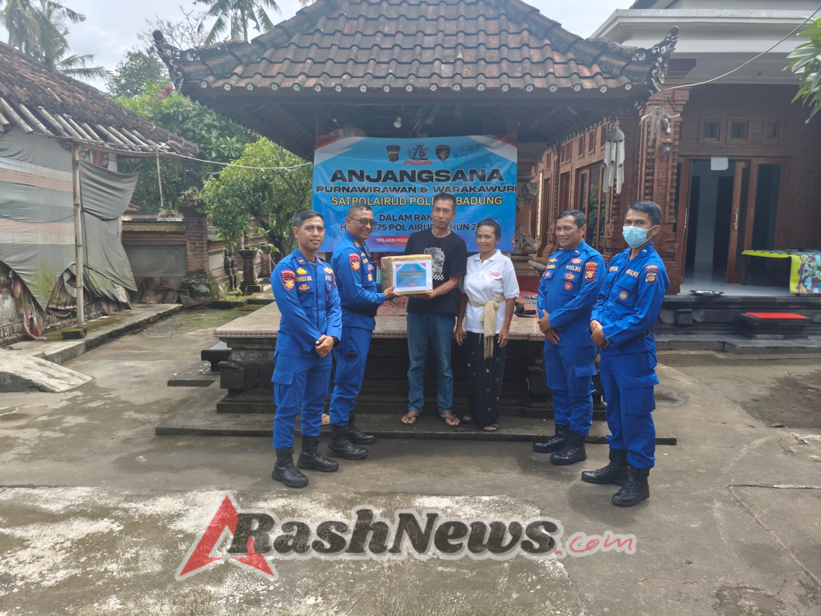 Hangatnya Silaturahmi Sat Polairud Polres Badung Bersama Purnawirawan di Hari Jadi ke-75 Polairud