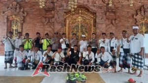 Kolaborasi untuk Kenyamanan Desa, Jumat Curhat Sat Lantas bersama Pecalang Bongkasa