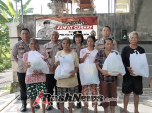 KBO SatBinmas Mewakili Kapolres Karangasem Melaksanakan Program Jumat Curhat Bersama Masyarakat Kelompok Tani
