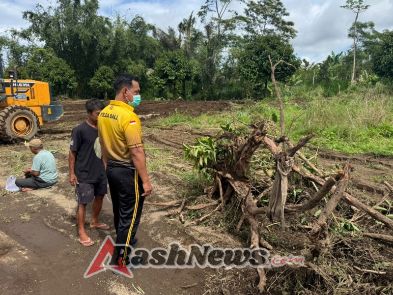 Dukung Program Ketahanan Pangan, Polsek Susut Siapkan Lahan untuk Penanaman Jagung Serentak