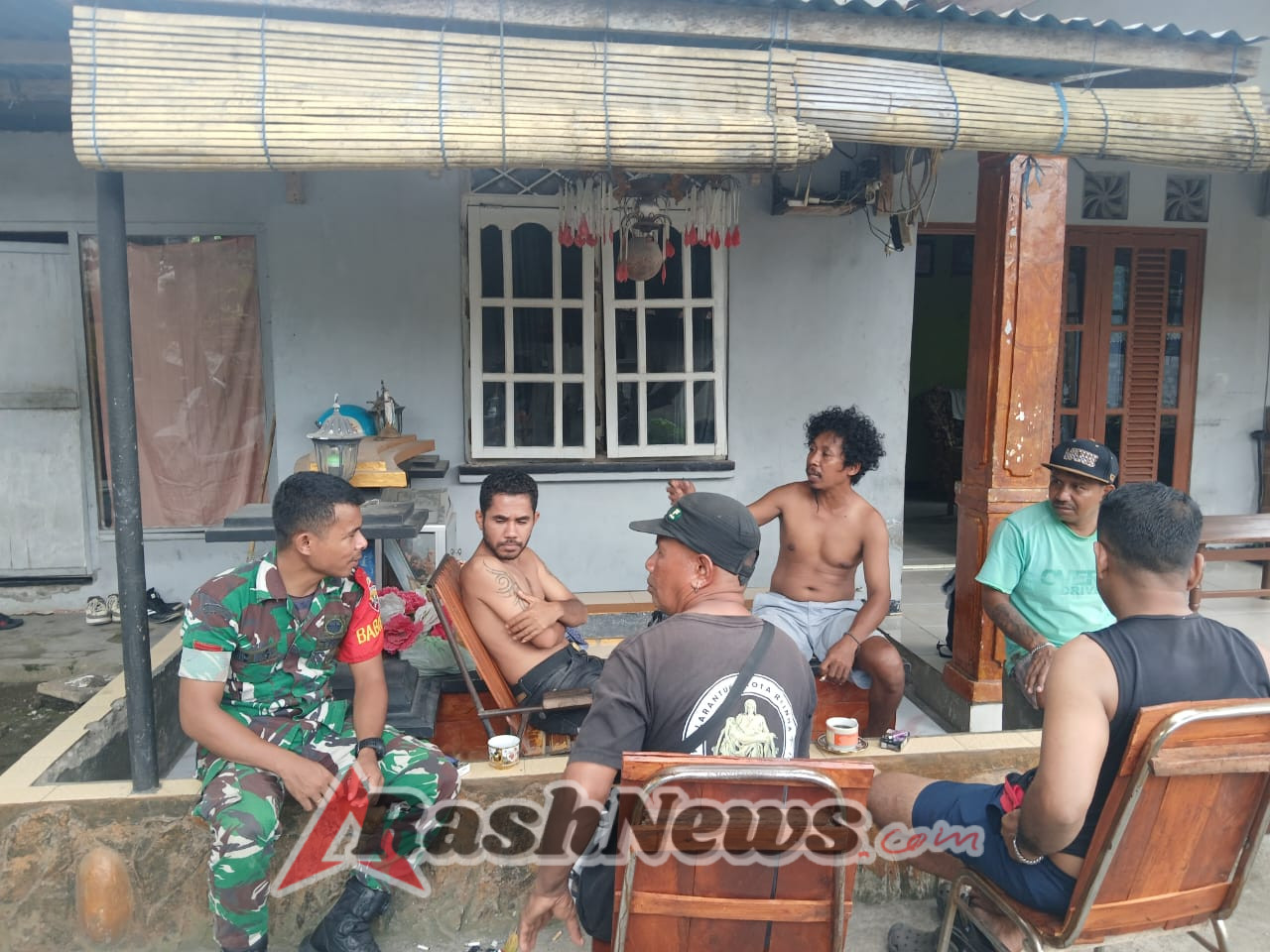 Komsos dan Pamwil Babinsa Desa Jegharangga Tingkatkan Rasa Aman Masyarakat