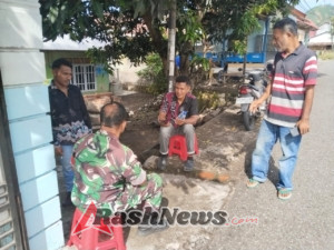 TNI-Rakyat Semakin Erat, Babinsa Koramil 1602-01/Ende Laksanakan Pamwil di Kelurahan Kota Ratu