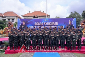 Kapolres Karangasem Hadiri Syukuran HUT Ke-80 Korps Brimob Polri di Mako Satuan Brimob Polda Bali