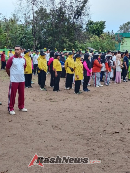 Koramil 1612-04/Elar Perkuat Sinergitas TNI–Kemenag pada Jalan Sehat HAB 2025