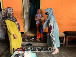 Peduli Warga Kurang Mampu, Persit KCK Cabang XXX Berikan Santunan Untuk Warga Kurang Mampu