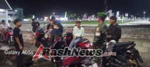 Patroli Malam Berjalan Kondusif, Sertu Usman Tegaskan Pentingnya Keamanan Bersama