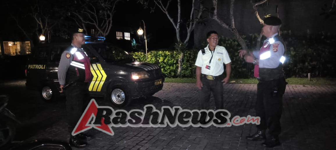 Samapta Polsek Abiansemal Sasar Objek Vital Dalam Patroli Harkamtibmas Terpadu