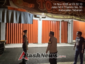 Polsek Kediri Gencarkan Pelaksanaan Patroli Barcode Malam Hari